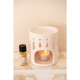 Wax & Oil Burner Pelle White