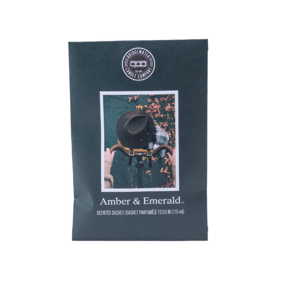 Bridgewater Candle Company - Scented Sachet - Amber & Emerald