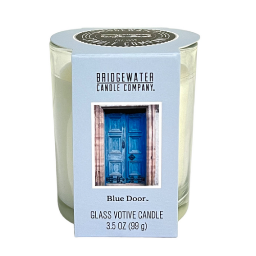 Bridgewater Candle Company - Glass Candle - Blue Door